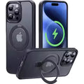 Funda magnética para teléfono móvil con soporte de anillo para iPhone 17 Pro Max Air 16 16E 15 14 funda Plus 13 11 12 fundas para móvil con soporte